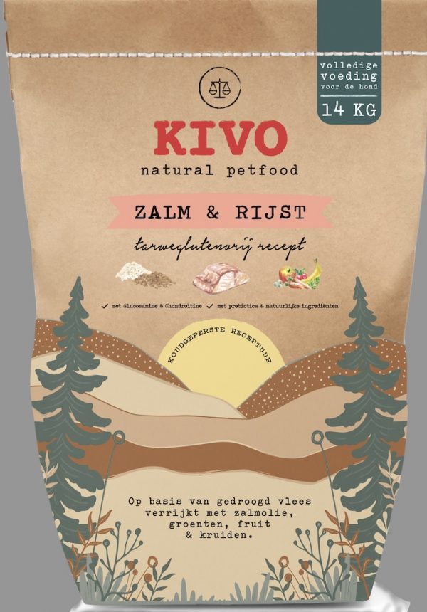 Koudgeperst Zalm & Rijst 4kg