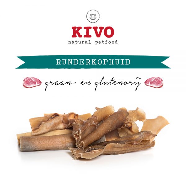 Runderkophuid gezaagd 500 gram