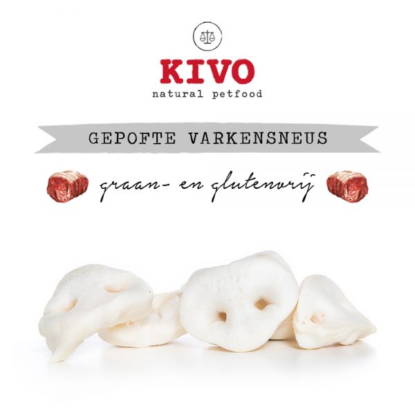 Gepofte varkensneus met honing 5 stuks
