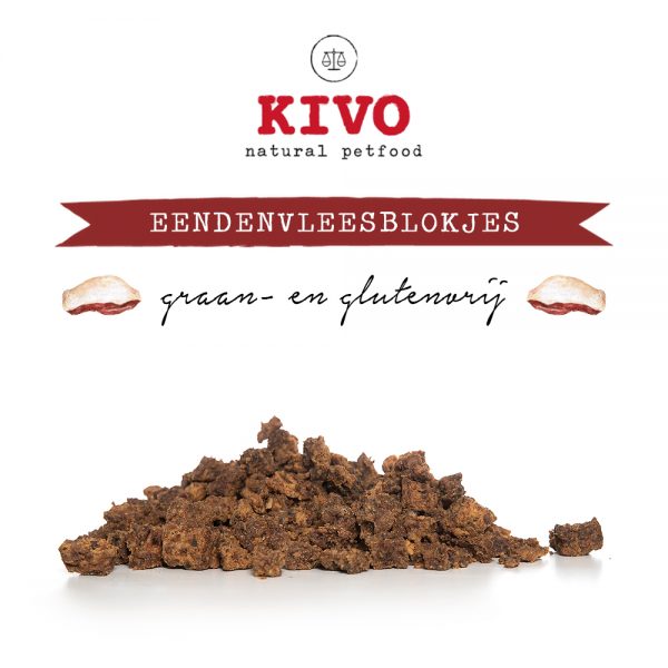 Eendenvleesblokjes 400 gram