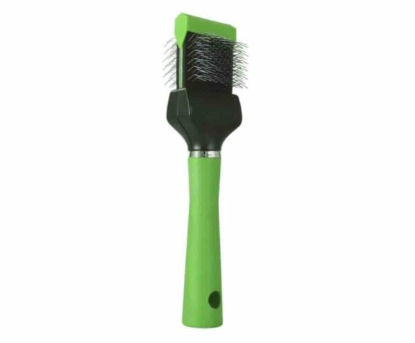 Flexibele borstel slicker Groen Tritra Enkel