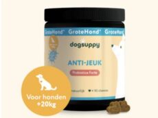 Dogsuppy anti jeuk zonder vlees grote hond (90 snoepjes)